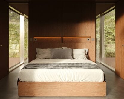 Landet Stay Cabins — Bedroom