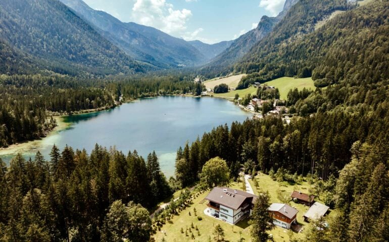 Haus am See — Haus am See and the lake