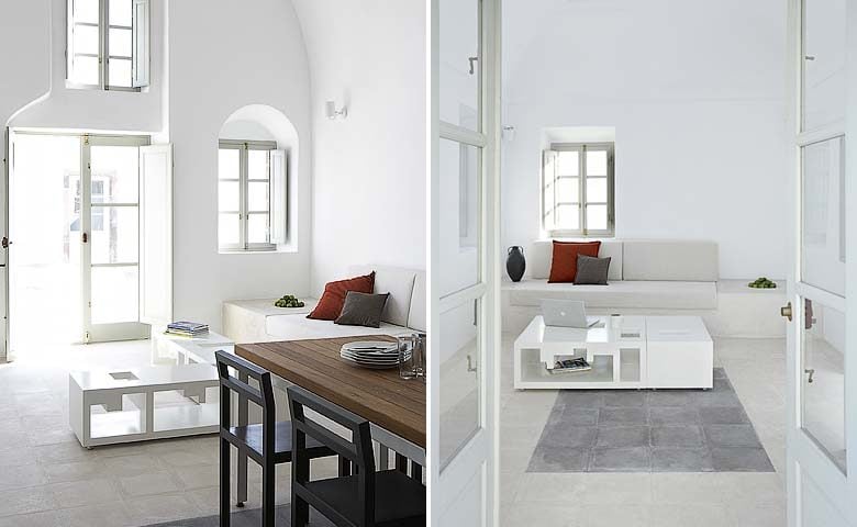 White Villa — Living areas