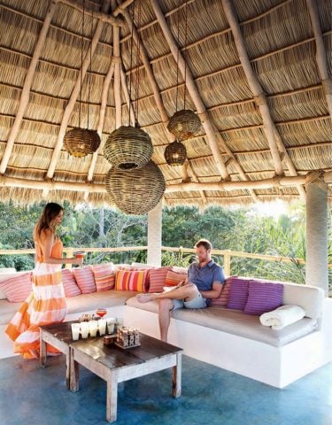 Casa dos Chicos — Open air living area