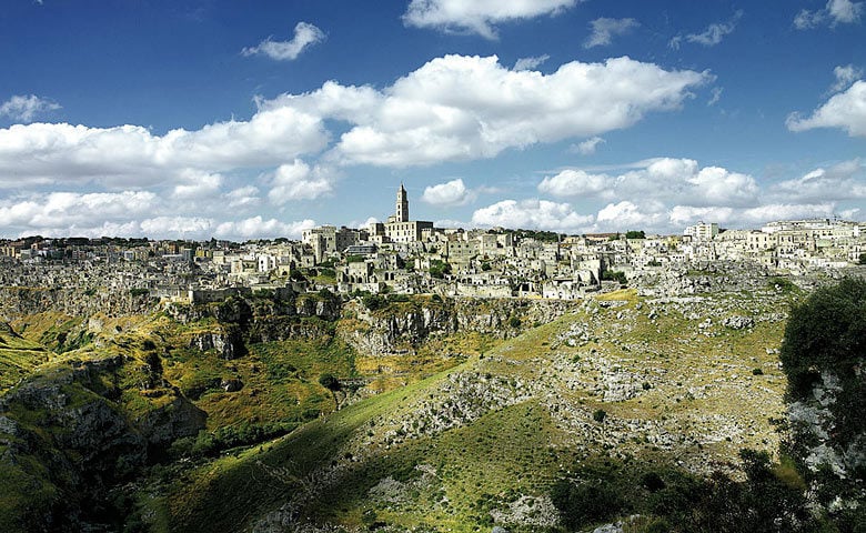 Sextantio Grotte della Civita — View of Matera