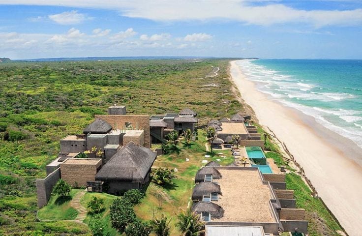 Kenoa Beach Spa & Resort — Aerial view of Kenoa