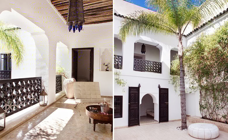 P’tit Habibi — Riad courtyard