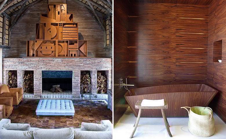 Estancia Vik — Game room and Master Suite bath