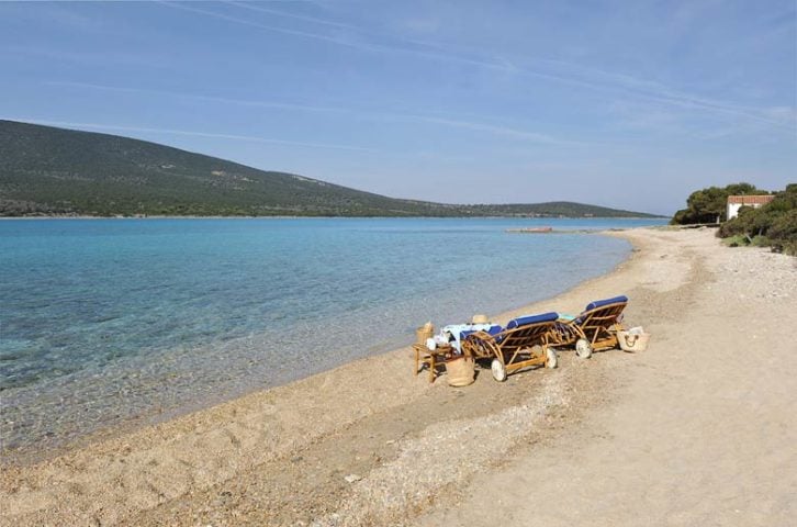 Greek Island Retreat — Private beach