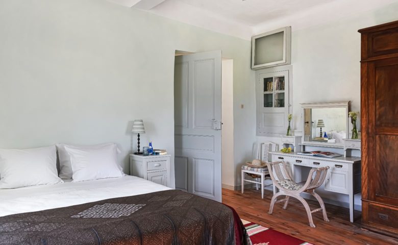 Greek Island Retreat — Cottage bedroom