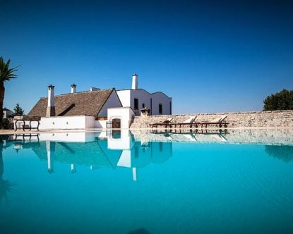 Masseria della Croce — Masseria della Croce and pool