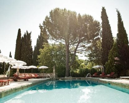 L’Abbaye de la Celle — L’Abbaye de la Celle pool area