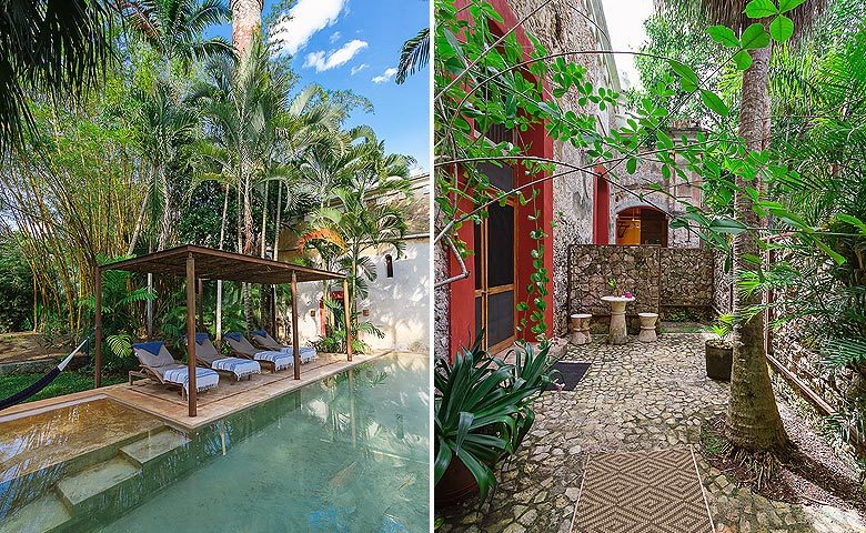 Hacienda Sac Chich — Pool and terrace