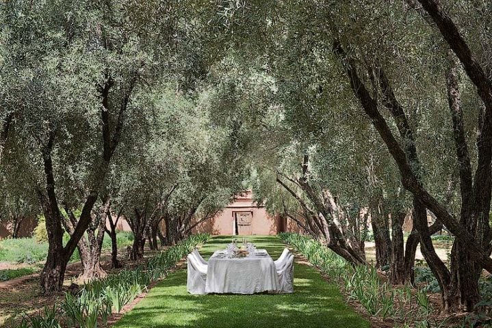 Dar Ahlam — Dinner in the Dar Ahlam garden