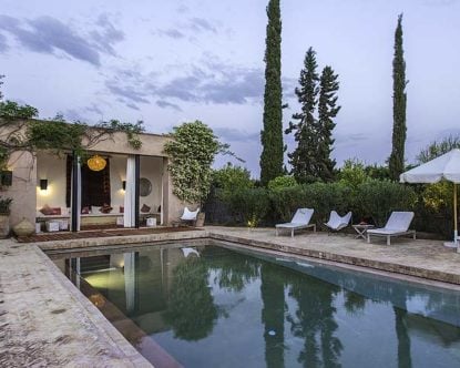 Villa Palmeraie — Pool area