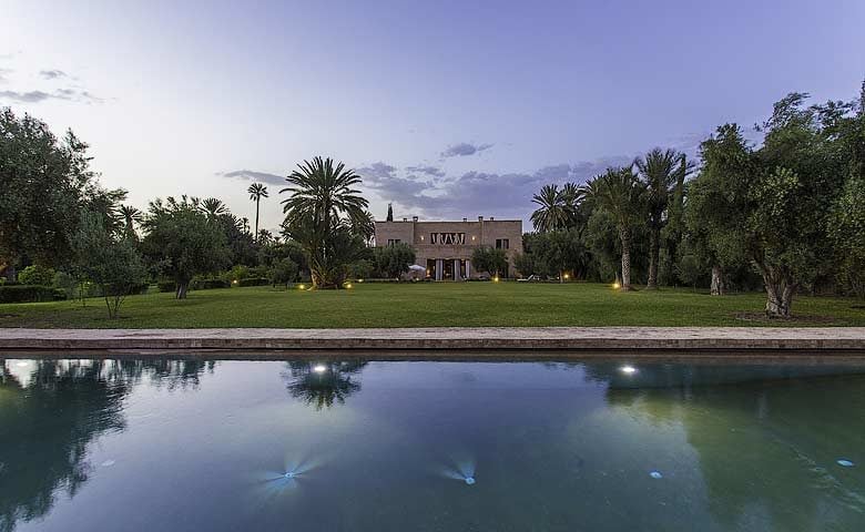 Villa Palmeraie — Villa grounds