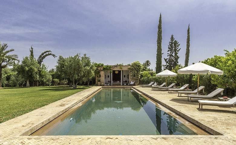 Villa Palmeraie — Pool area