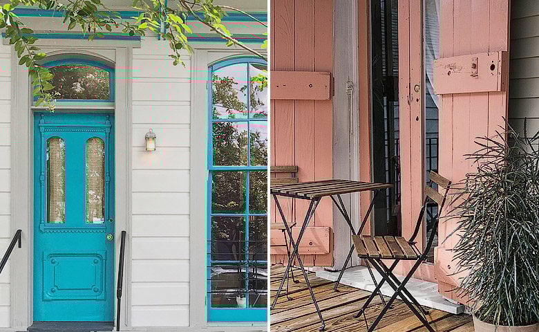 The Louie — Entrance and deck