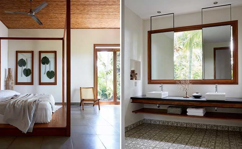 Nicaragua Private Island — Bedroom and bathroom