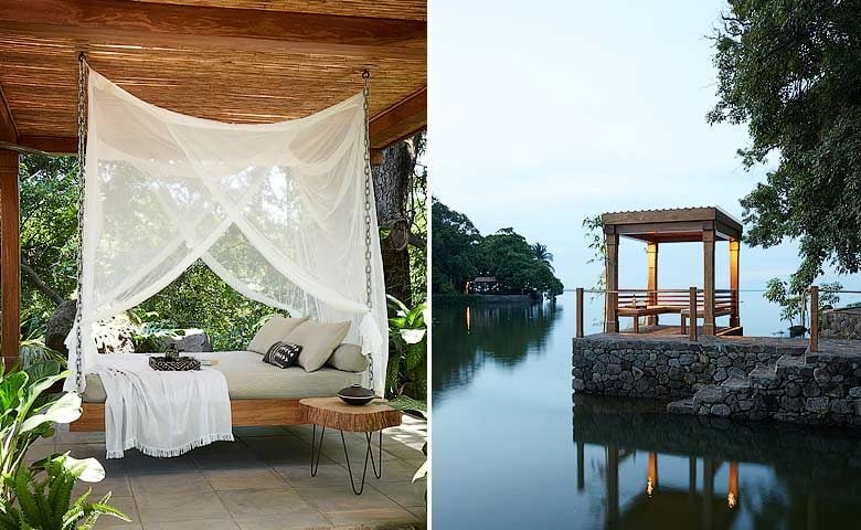 Nicaragua Private Island — The two pavilions