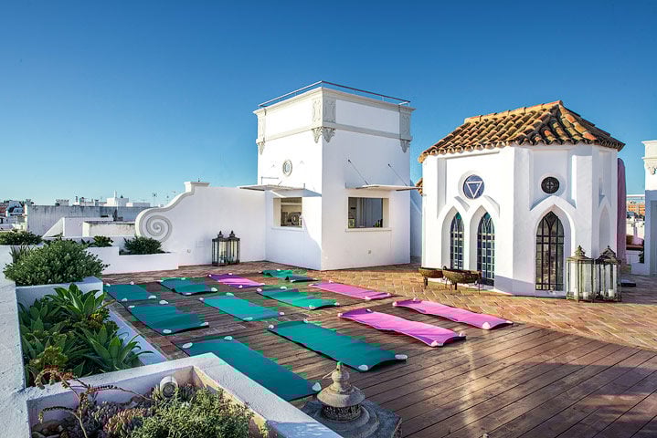 Olhão Retreat — Yoga deck