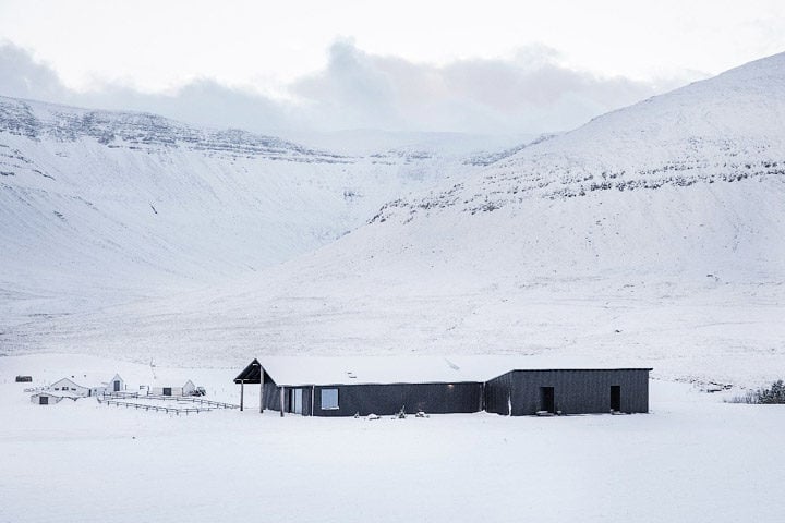 Kleif Farm — Kleif Farm in winter