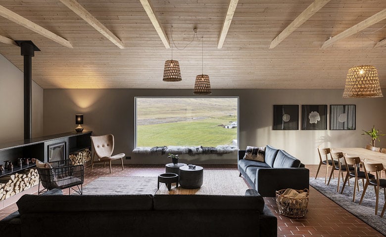Kleif Farm — Living area