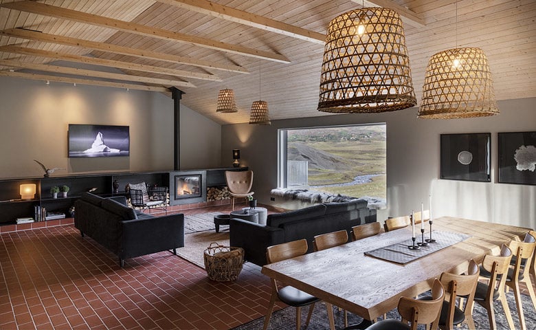 Kleif Farm — Living area