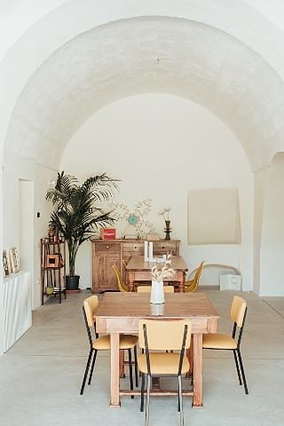 Masseria Di Gregorio — Downstairs dining area