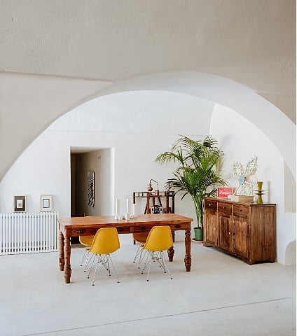 Masseria Di Gregorio — Downstairs dining area