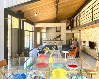 La Maison du Mûrier — Terrace Villa living area