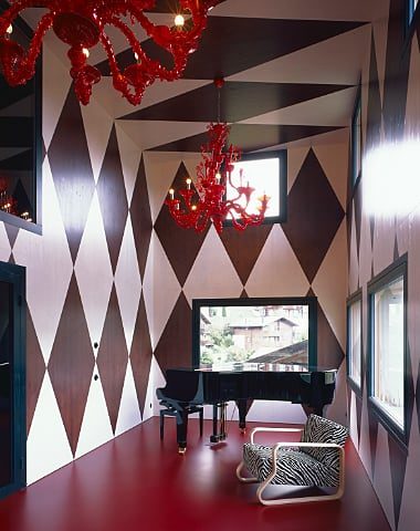 Caruso St John House — Lounge and dining area